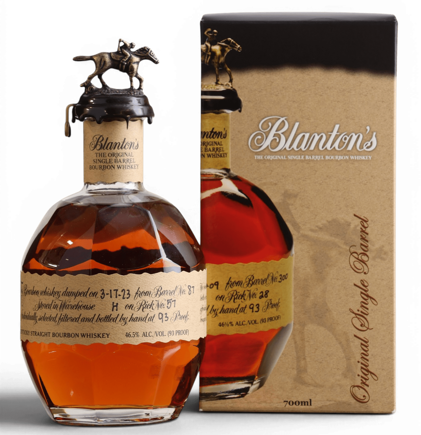 Blanton’s The Original Single Barrel Bourbon 2023 Barrel No.87 70cl 46.5% - Just Whisky Online Shop