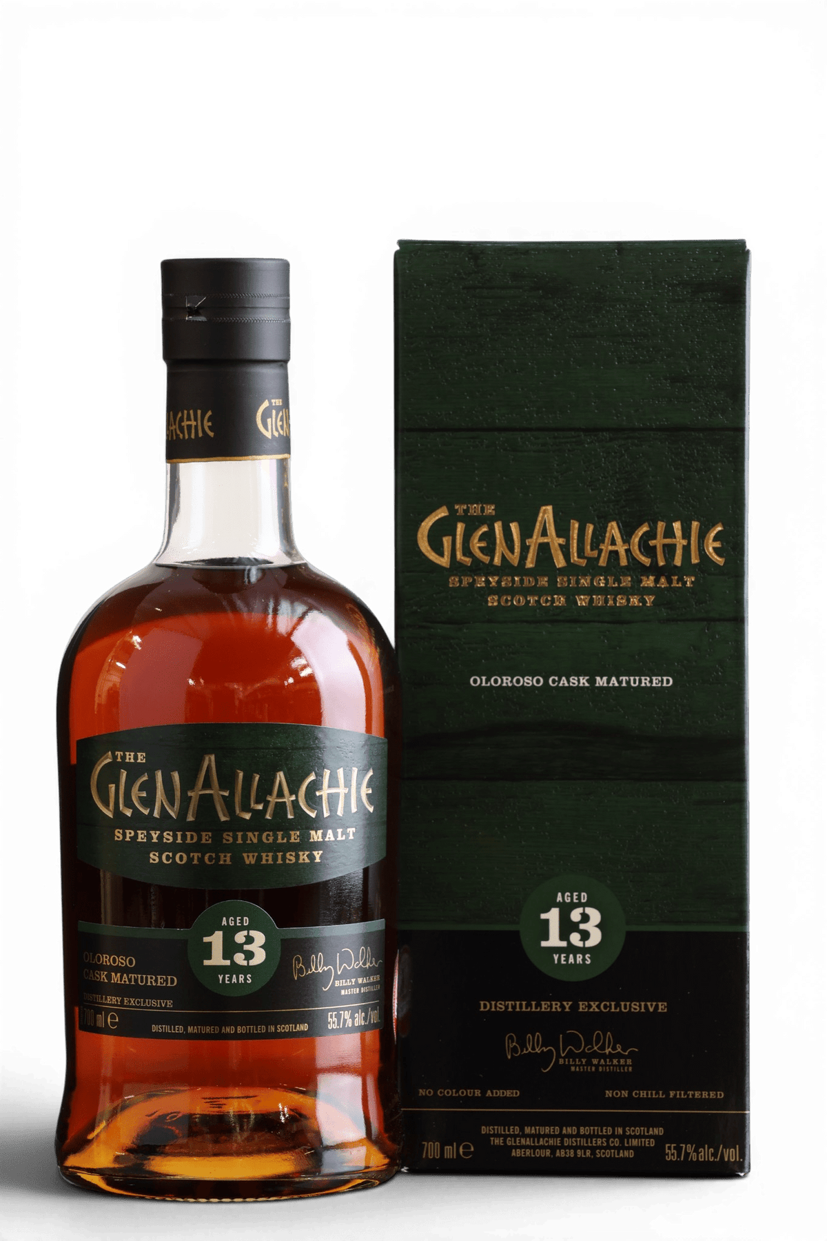 GlenAllachie 13 Year Old | Oloroso Cask Matured | Distillery Exclusive | 70cl, 55.7% ABV - Just Whisky Online Shop