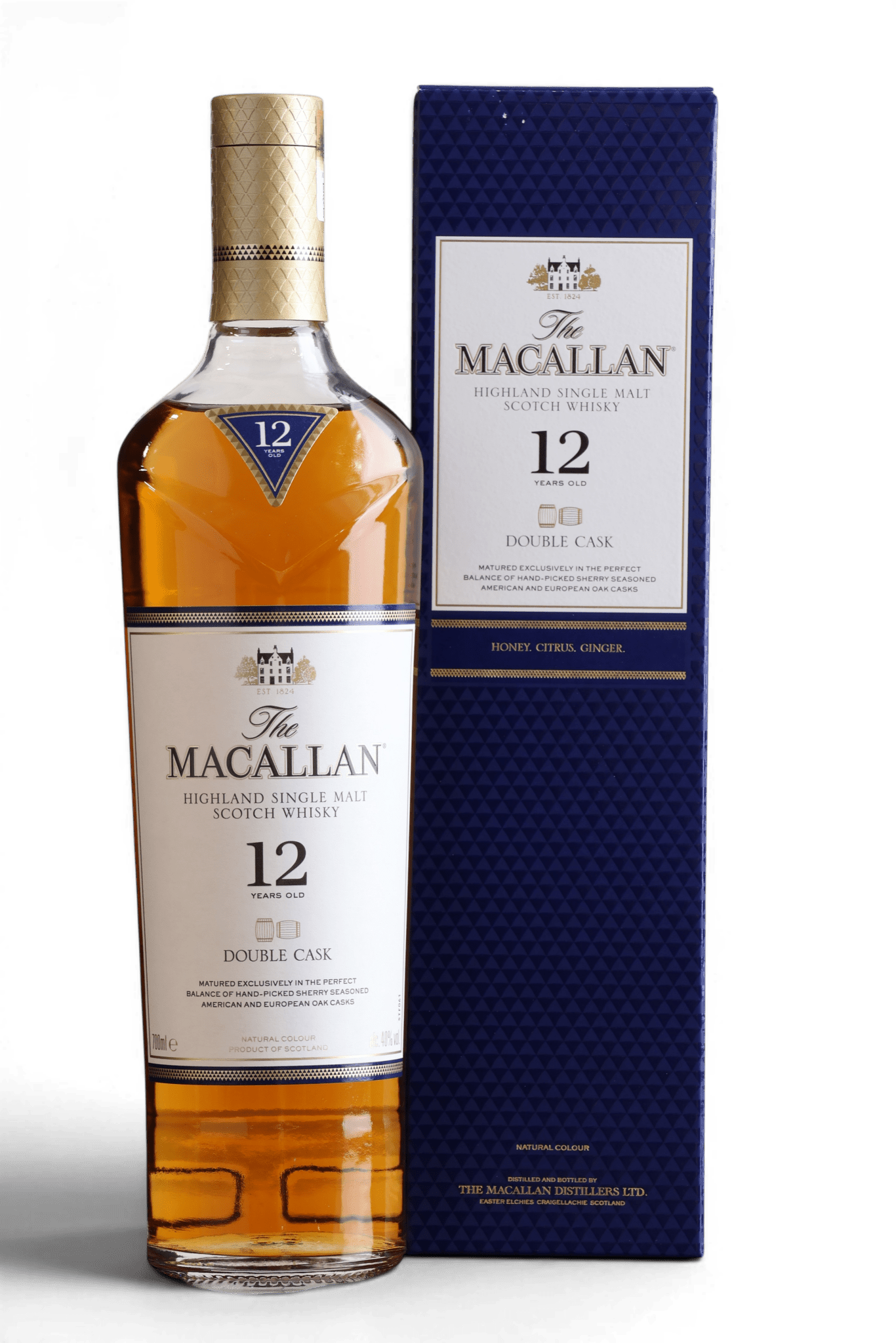 Macallan 12 Year Old Double Cask Single Malt Scotch Whisky | 70cl, 40% ABV - Just Spirits Co