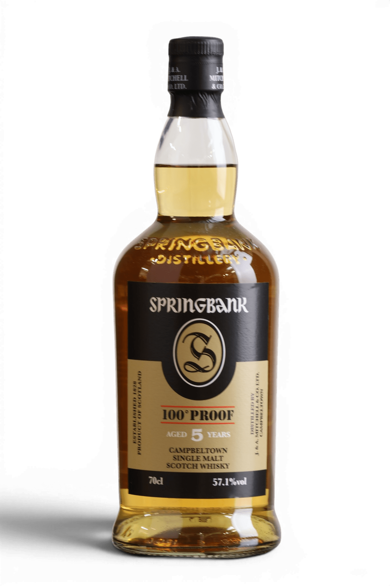 Springbank 5 Year Old 100 Proof Campbeltown Single Malt Scotch Whisky 70cl 57.1% - Just Whisky Online Shop