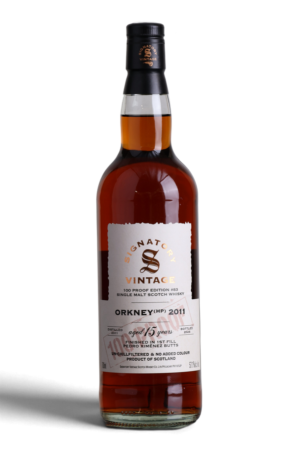 Orkney (HP) 15 Year Old 2011 | Signatory 100 Proof Edition No.83 | 70cl 57.1%