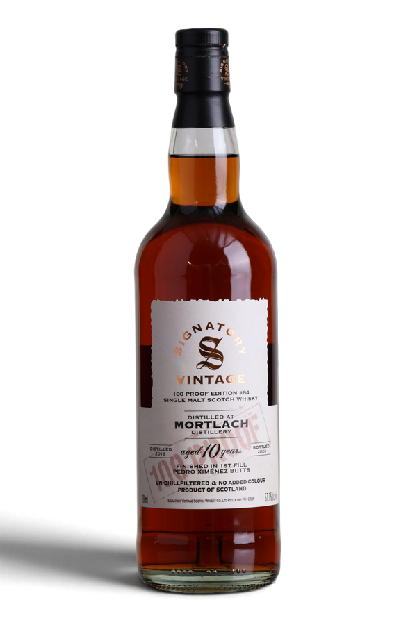 Mortlach 10 Year Old 2016 | Signatory 100 Proof Edition No.84 | 70cl 57.1%