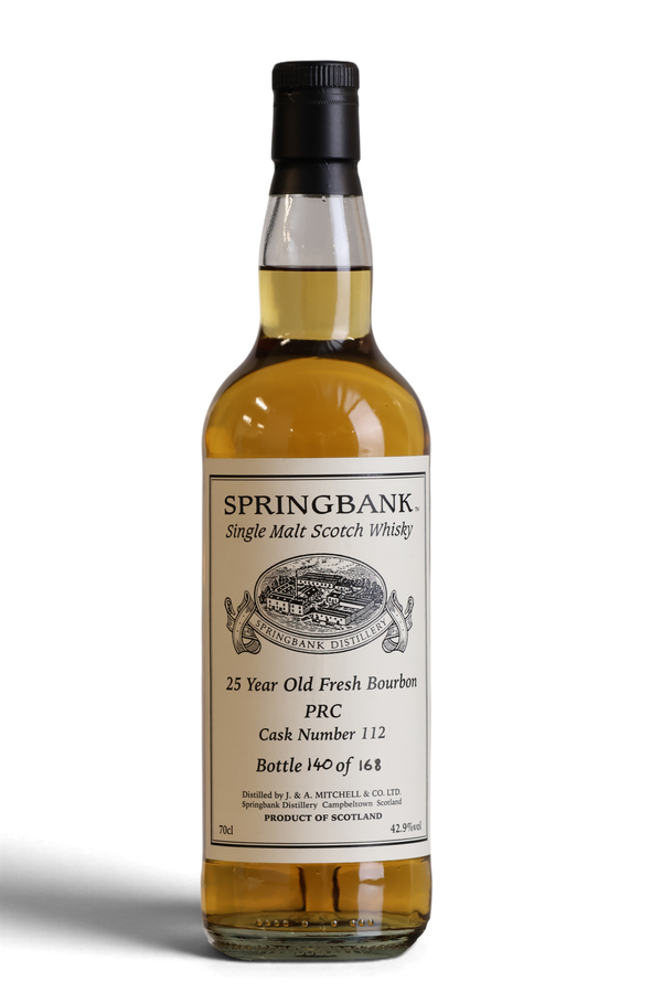 Springbank 25 Year Old 2000 | 2025 PRC Fresh Bourbon Hogshead Private Cask No.112 | 70cl 42.9%