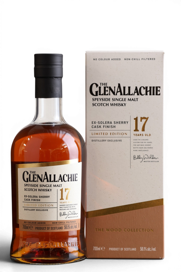 GlenAllachie 17 Year Old | Ex-Solera Sherry Finish | Distillery Exclusive | 70cl, 58.1% ABV
