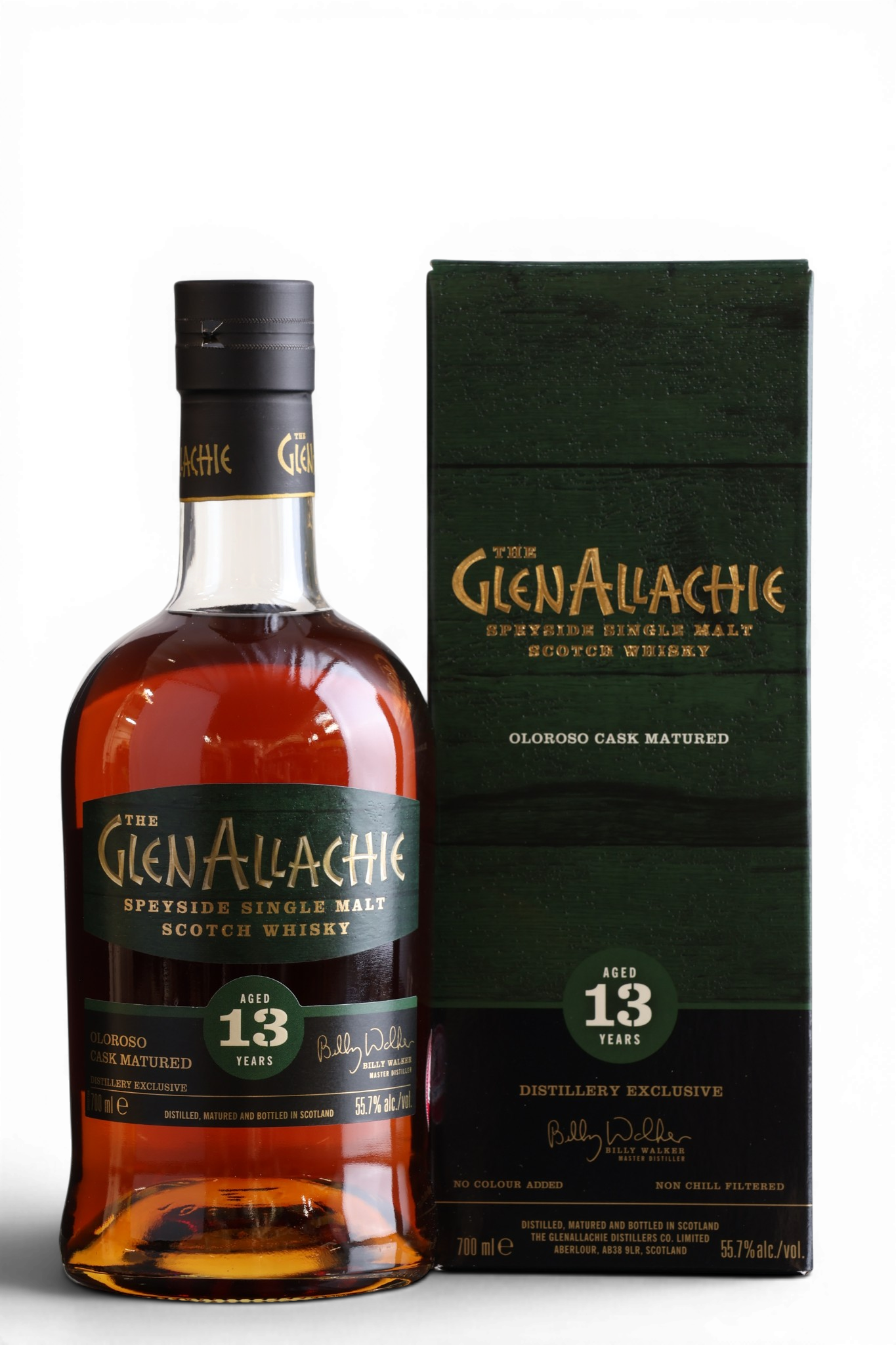 GlenAllachie 13 Year Old | Oloroso Cask Matured | Distillery Exclusive | 70cl, 55.7% ABV