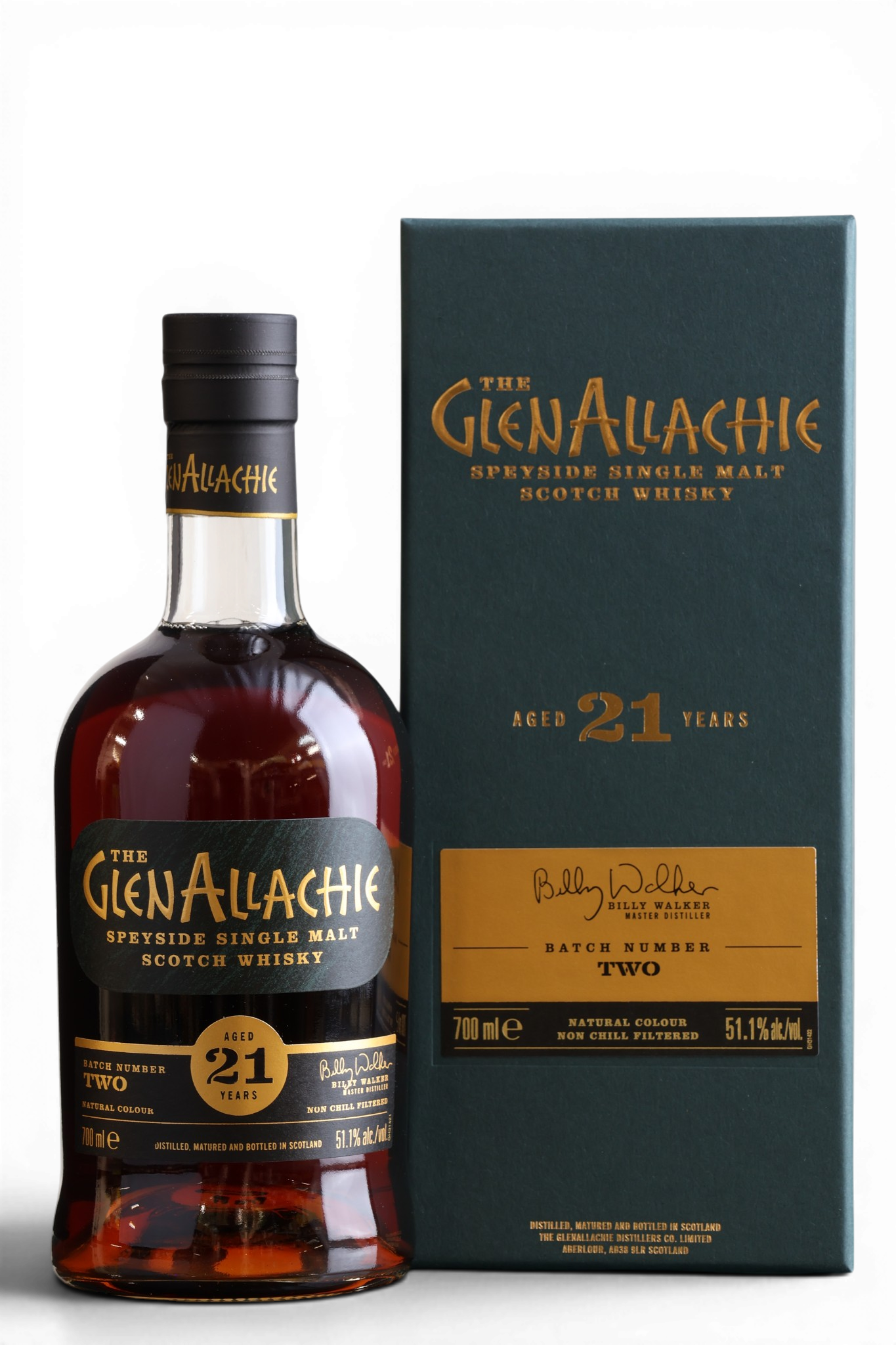 GlenAllachie 21 Year Old | Batch 2 | Cask Strength | 70cl, 51.1% ABV