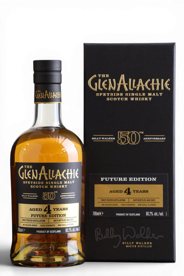 GlenAllachie 4 Year Old | Future Edition | Billy Walker 50th Anniversary | 70cl, 60.2% ABV