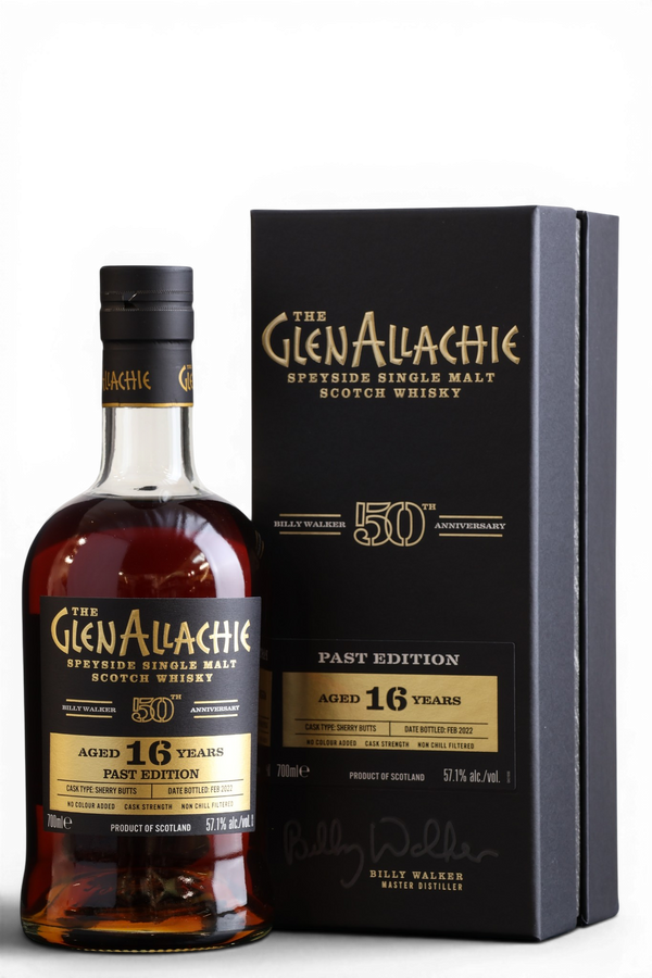 GlenAllachie 16 Year Old | 2022 Past Edition | Billy Walker 50th Anniversary | 70cl, 57.1% ABV