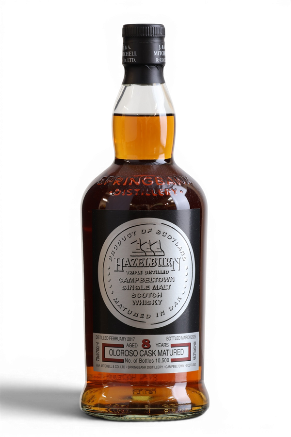Hazelburn 8 Year Old 2017 Oloroso Cask Matured 2025 Release Single Malt Scotch Whisky 70cl 48.2%