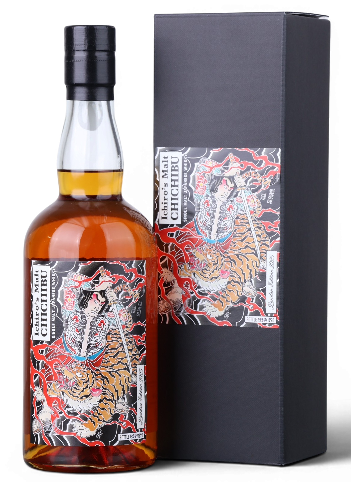 A bottle of Chichibu Ichiro's Malt Whisky London Edition 2025