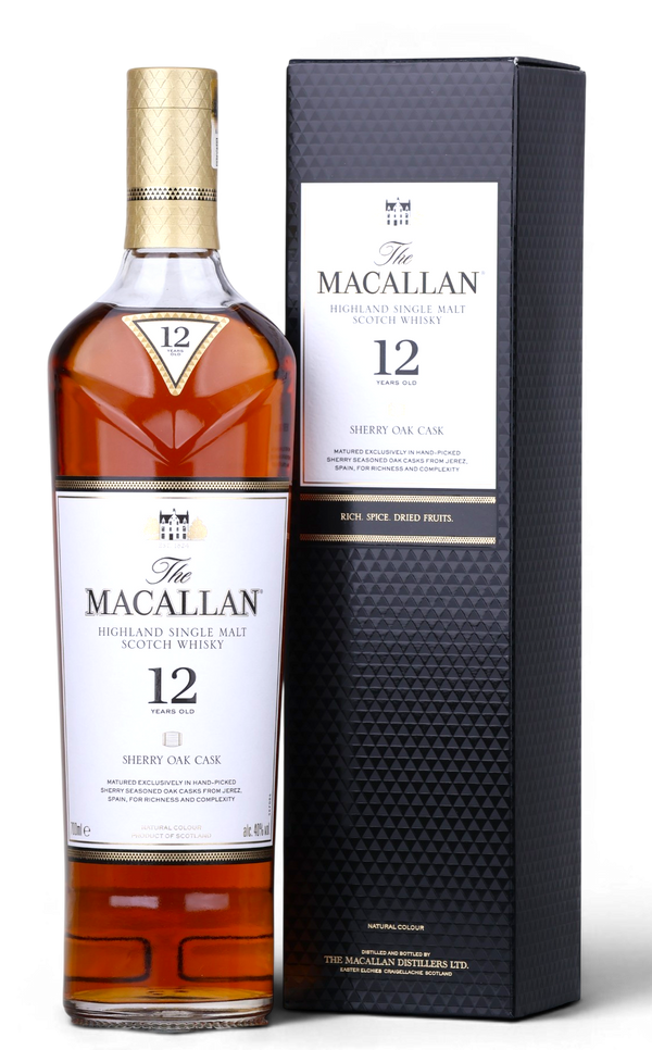 Macallan 12 Year Old Sherry Oak | 70cl, 40% ABV