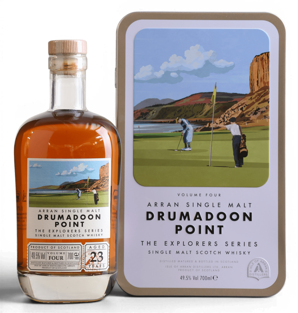 Arran 23 Year Old Drumadoon Point | The Explorers Series Volume 4 | 70cl, 49.5% ABV - Just Spirits Co