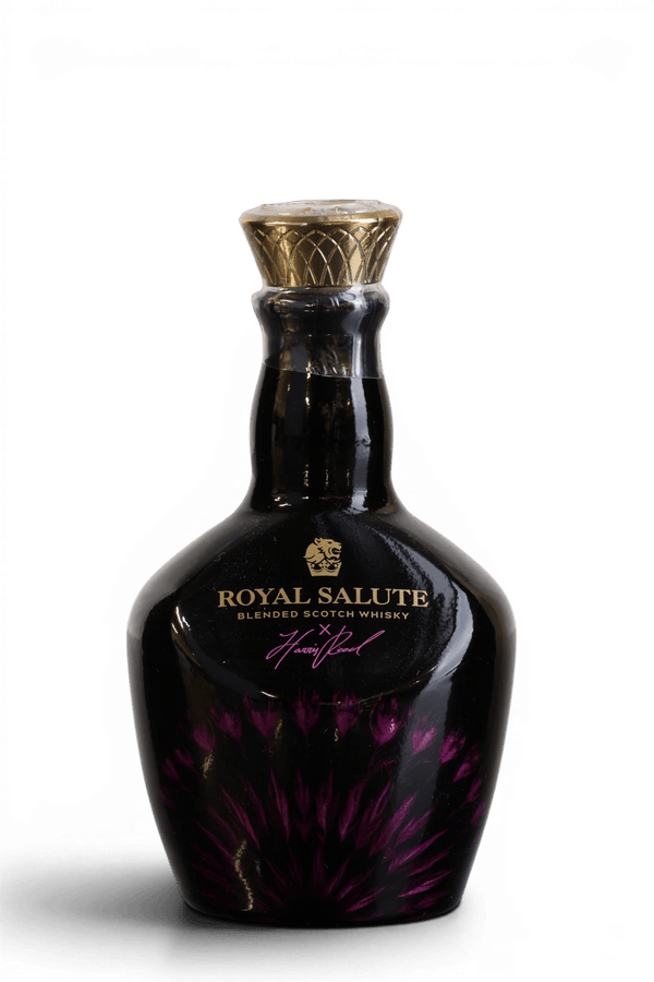 Chivas Royal Salute 21 Year Old | Harris Reid Edition Magenta Miniature | 5cl, 40% ABV - Just Whisky Online Shop