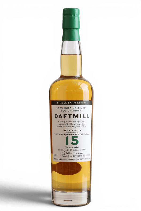 Daftmill 15 Year Old 2007 | 2023 Cask Strength UK Independent Retailers | 70cl, 56.3% ABV - Just Whisky Online Shop