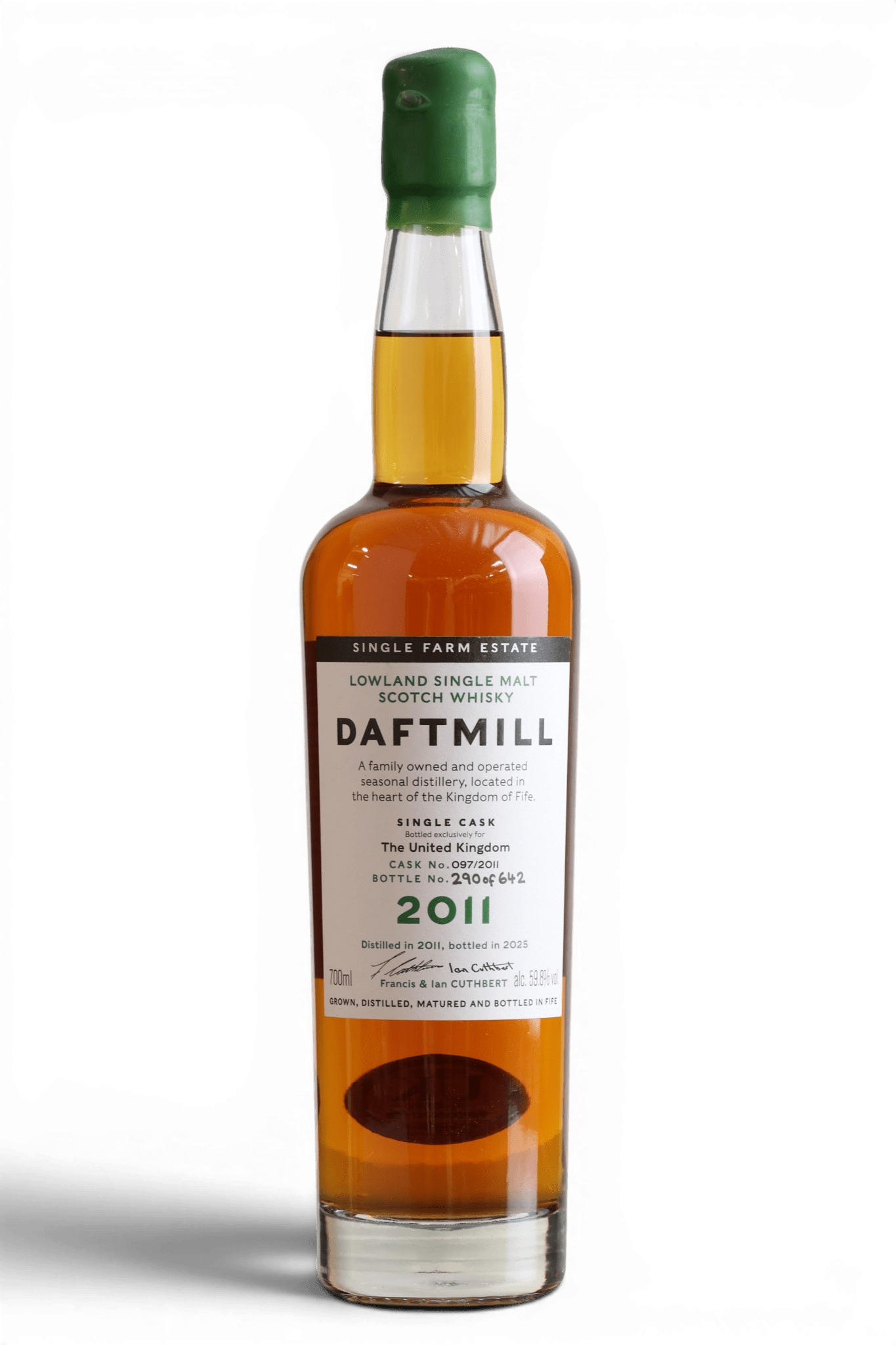 Daftmill 2011 Single Cask No.97 2025 UK Exclusive Oloroso Sherry Butt Single Malt Scotch Whisky 70cl 59.8% - Just Whisky Online Shop