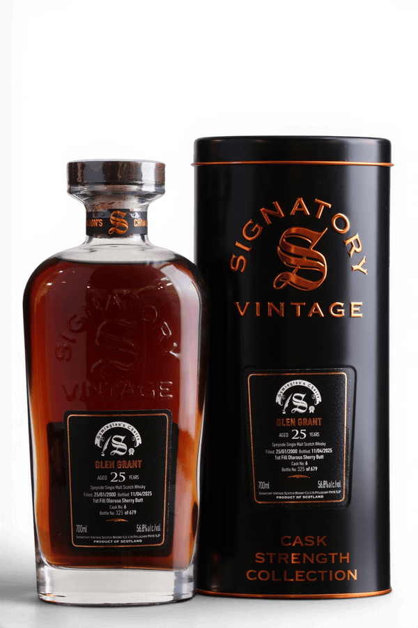 Glen Grant 2000-2025 | 25 Year Old Signatory Vintage Symington's Choice | Single Cask 6 | 70cl, 56.8% ABV - Just Whisky Online Shop