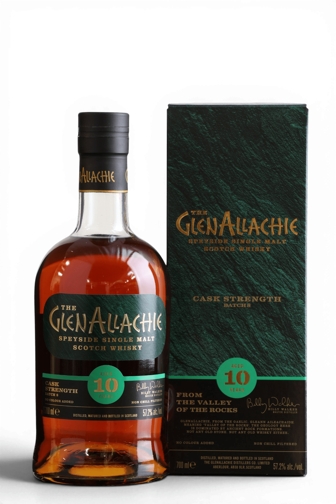 GlenAllachie 10 Year Old Cask Strength Batch 8 | 70cl, 57.2% ABV - Just Whisky Online Shop
