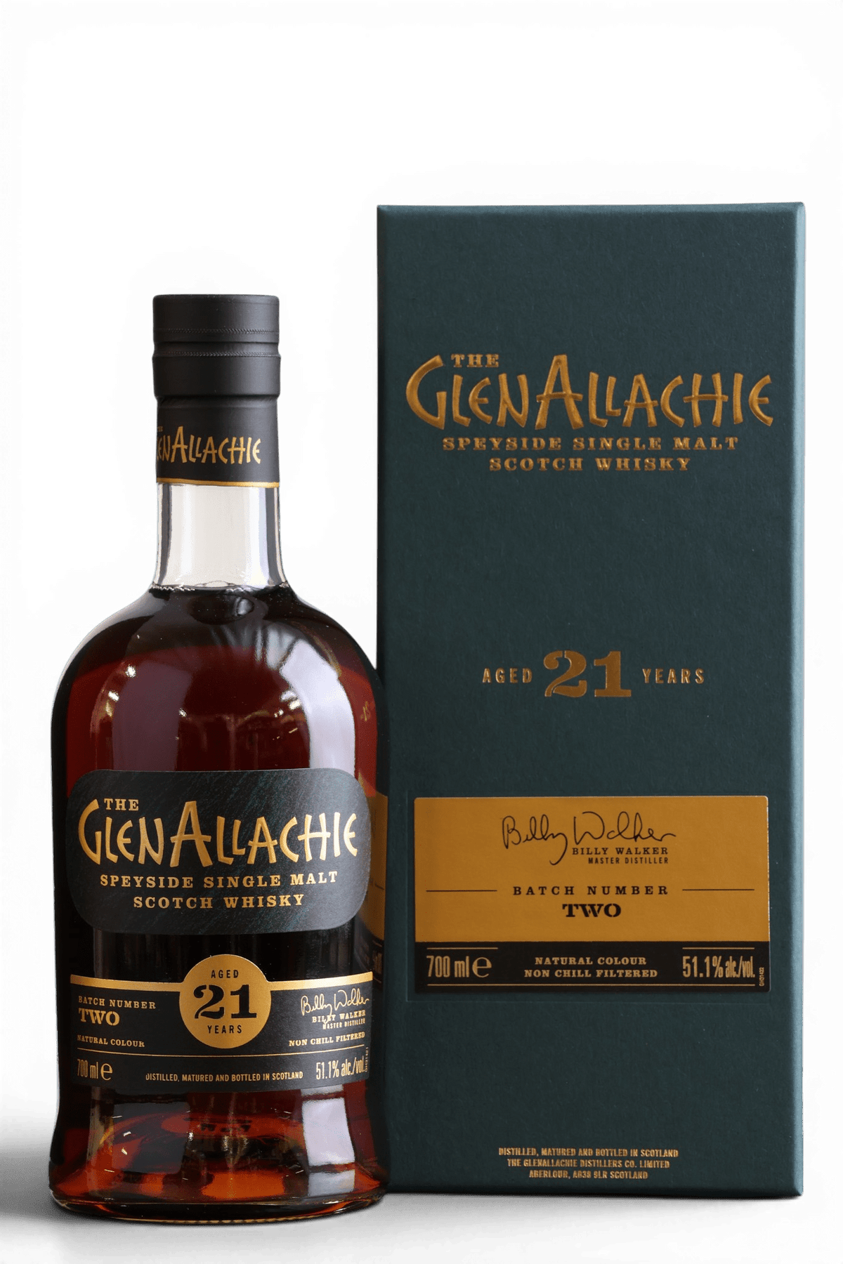 GlenAllachie 21 Year Old | Batch 2 | Cask Strength | 70cl, 51.1% ABV - Just Whisky Online Shop