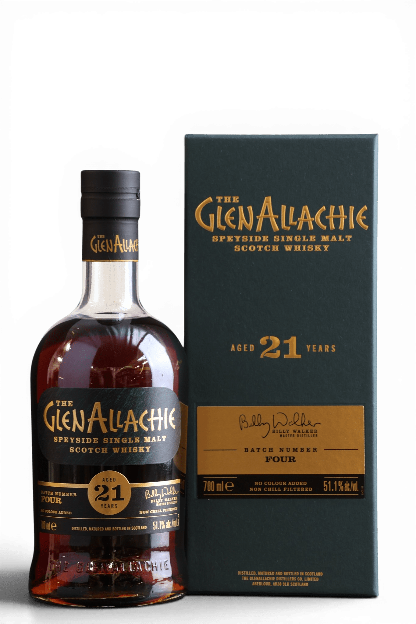 GlenAllachie 21 Year Old | Batch 4 | Cask Strength | 70cl, 51.5% ABV - Just Whisky Online Shop