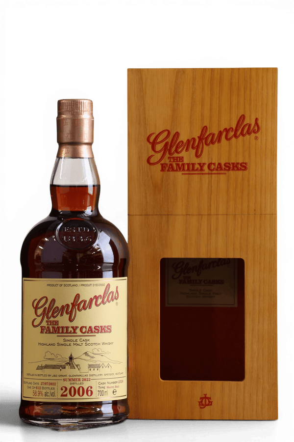 Glenfarclas 15 Year Old 2006 The Family Casks No.2526 Summer 2022 Single Malt Scotch Whisky 70cl 58.9% - Just Whisky Online Shop