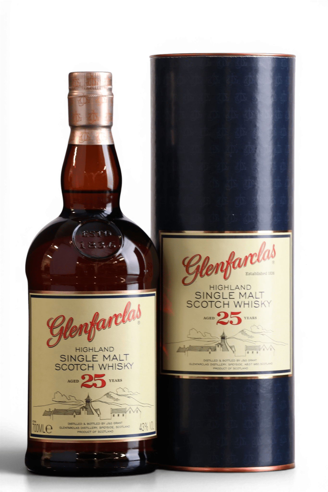 Glenfarclas Glenfarclas 25 Year Old Single Malt Scotch Whisky 70cl 43% - Just Whisky Online Shop