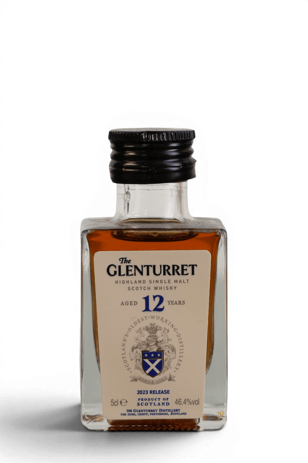 Glenturret 12 Year Old 2023 Release Single Malt Scotch Whisky Miniature 5cl 46.4% - Just Whisky Online Shop
