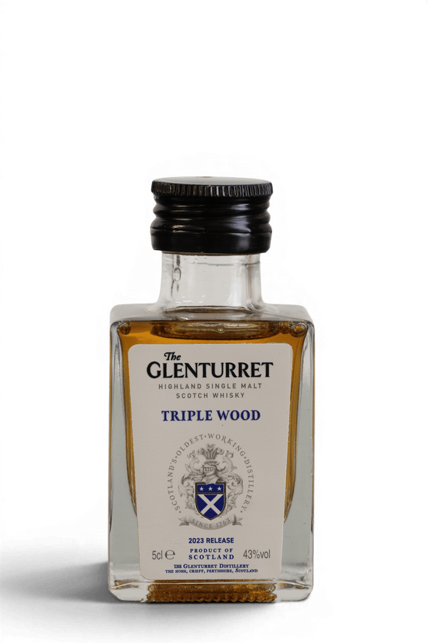 Glenturret Triple Wood 2023 Release Highland Single Malt Scotch Whisky Miniature 5cl 43% - Just Whisky Online Shop