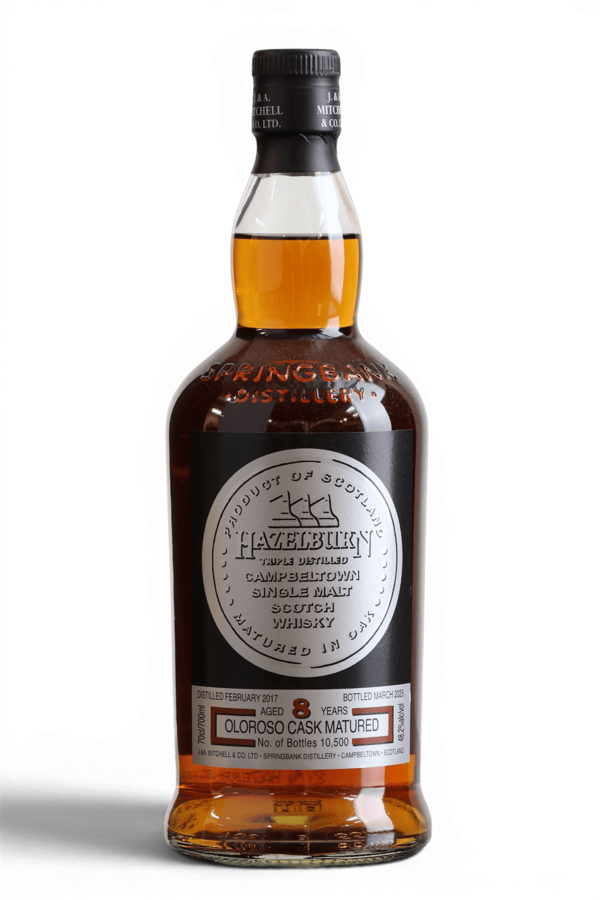 Hazelburn 8 Year Old 2017 Oloroso Cask Matured 2025 Release Single Malt Scotch Whisky 70cl 48.2% - Just Whisky Online Shop