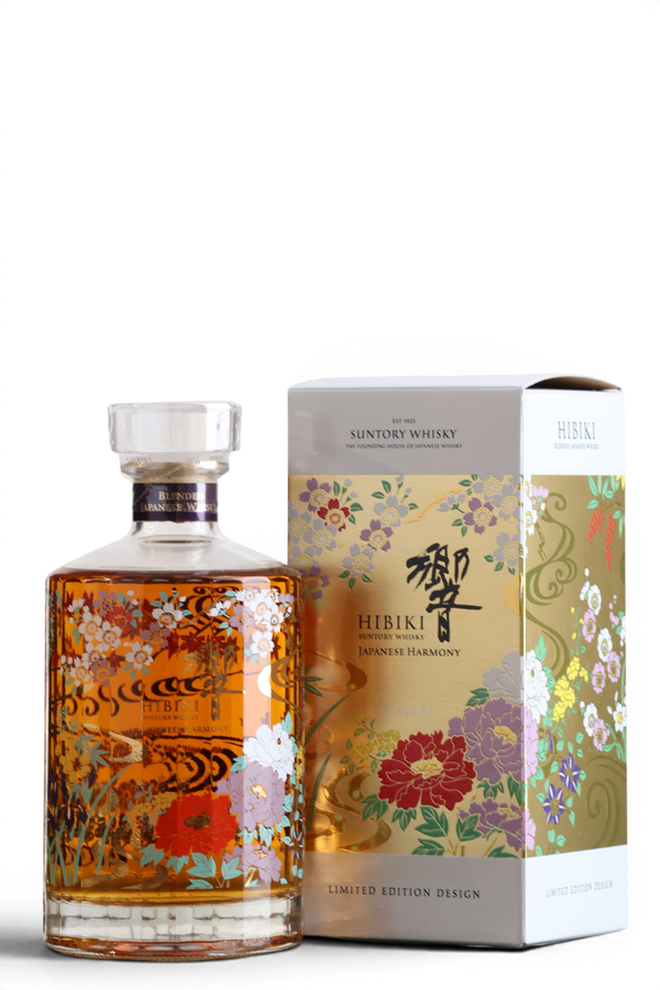 Hibiki Japanese Harmony | 2021 Limited Edition | Ryusui-Hyakka Design | 70cl, 43% ABV - Just Whisky Online Shop