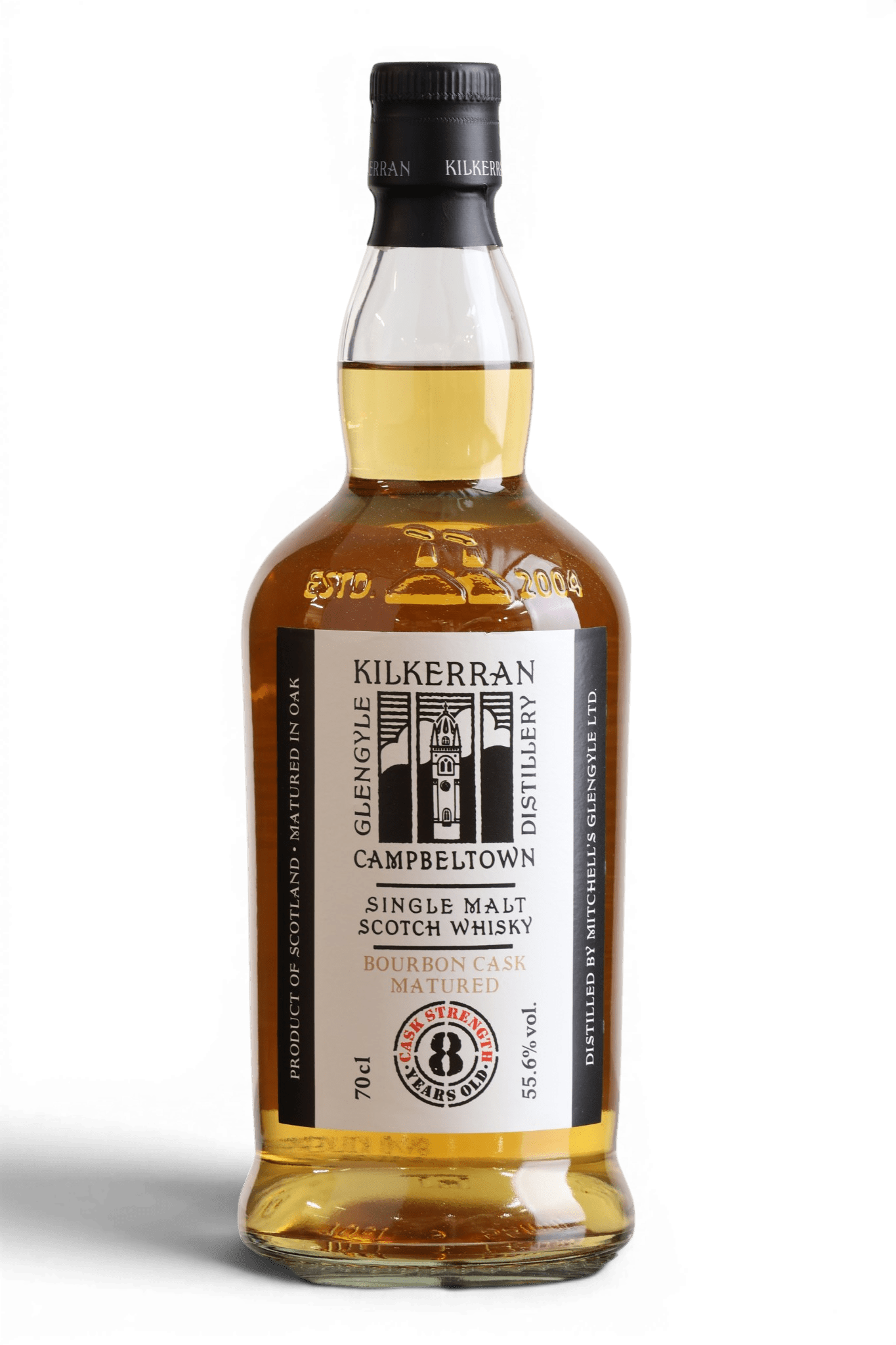 Kilkerran 8 Year Old Bourbon Cask Strength 2025 Release Campbeltown Single Malt Scotch Whisky 70cl 55.6% - Just Whisky Online Shop