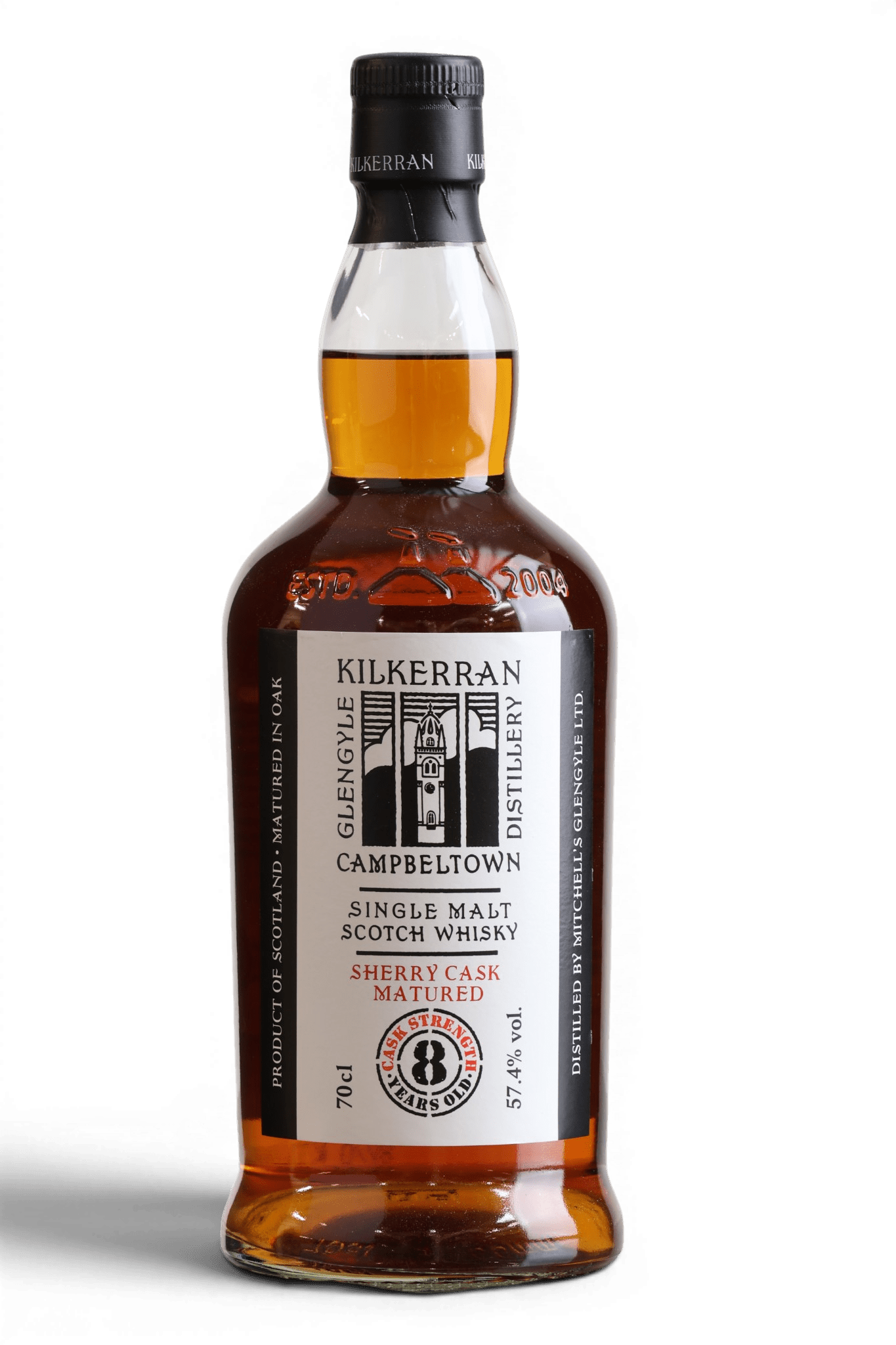 Kilkerran 8 Year Old | Sherry Cask Strength | 2024 Release | 70cl, 57.4% ABV - Just Whisky Online Shop