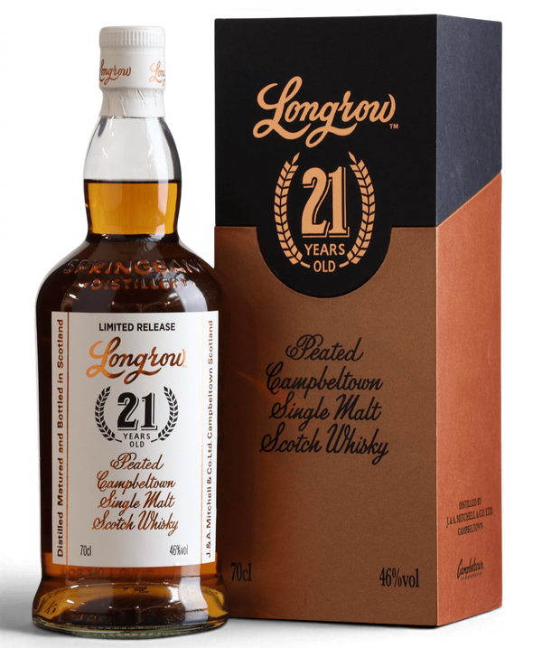 Longrow 21 Year Old 2023 Release Heavily Peated Single Malt Scotch Whisky 70cl 46% - Just Whisky Online Shop
