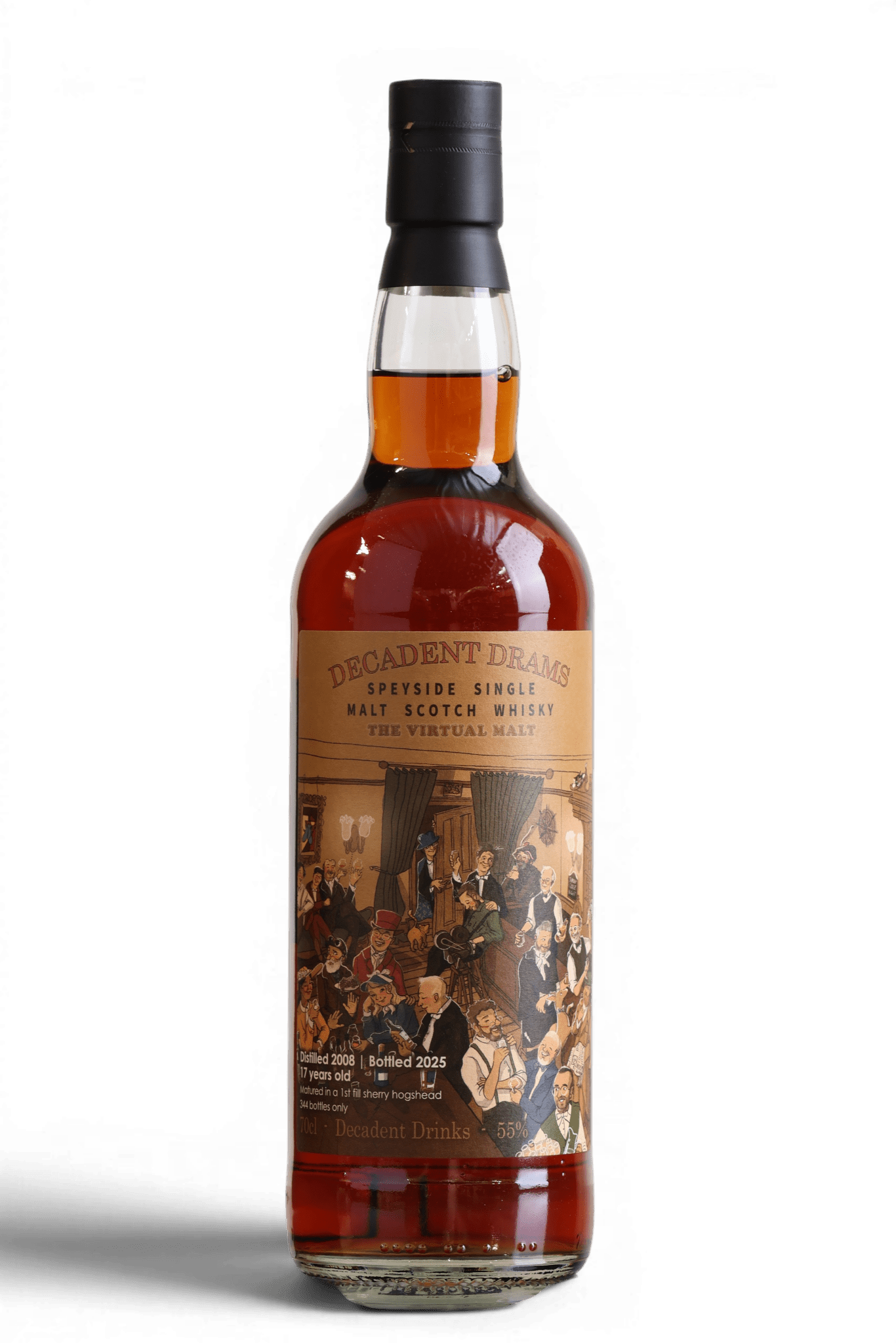 Macallan 17 Year Old 2008 | Decadent Drinks Virtual Malt 2025 Release | 70cl, 55% ABV - Just Spirits Co