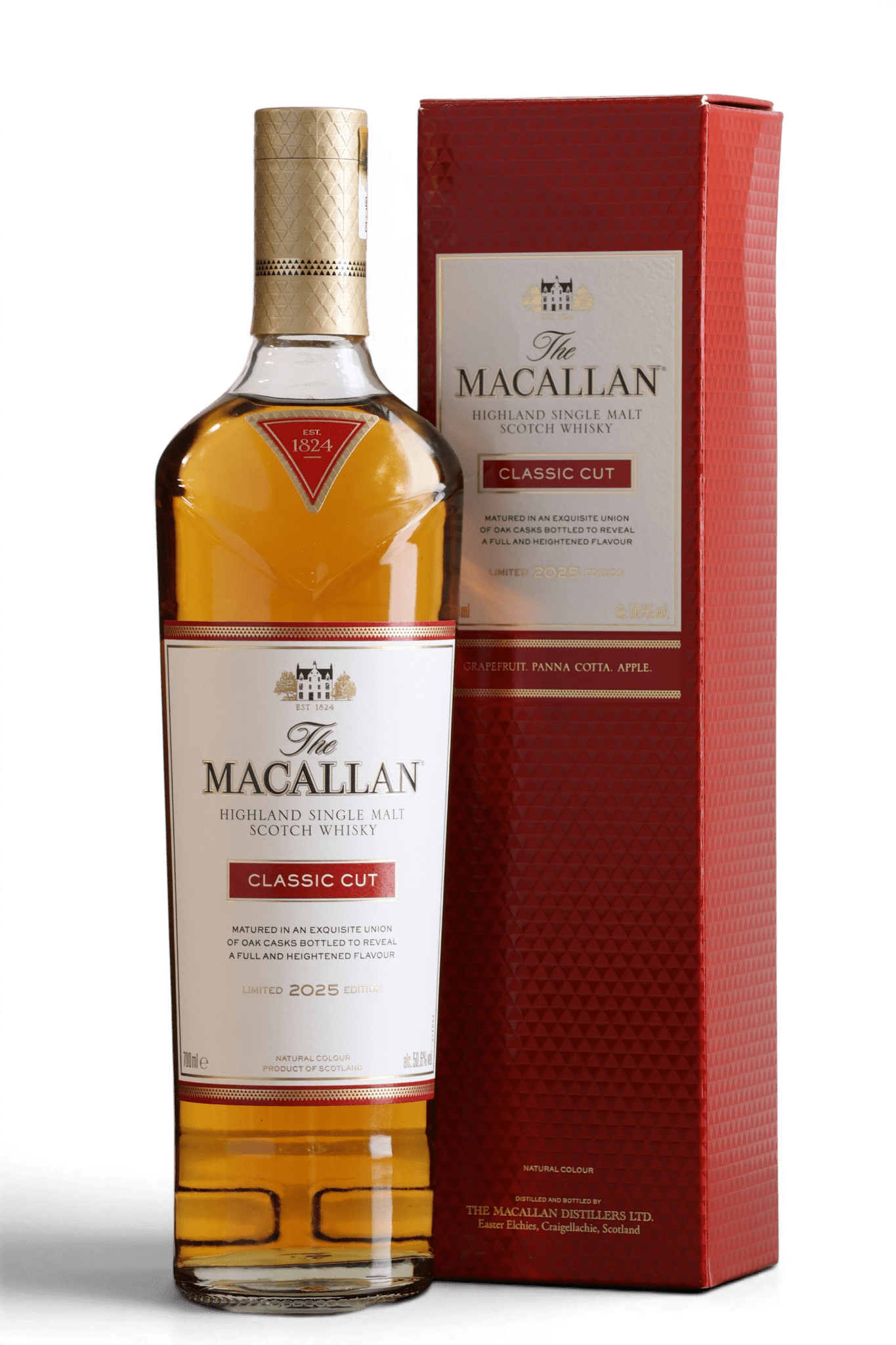 Macallan Classic Cut 2025 Release Single Malt Scotch Whisky | 70cl, 50.6% ABV - Just Spirits Co