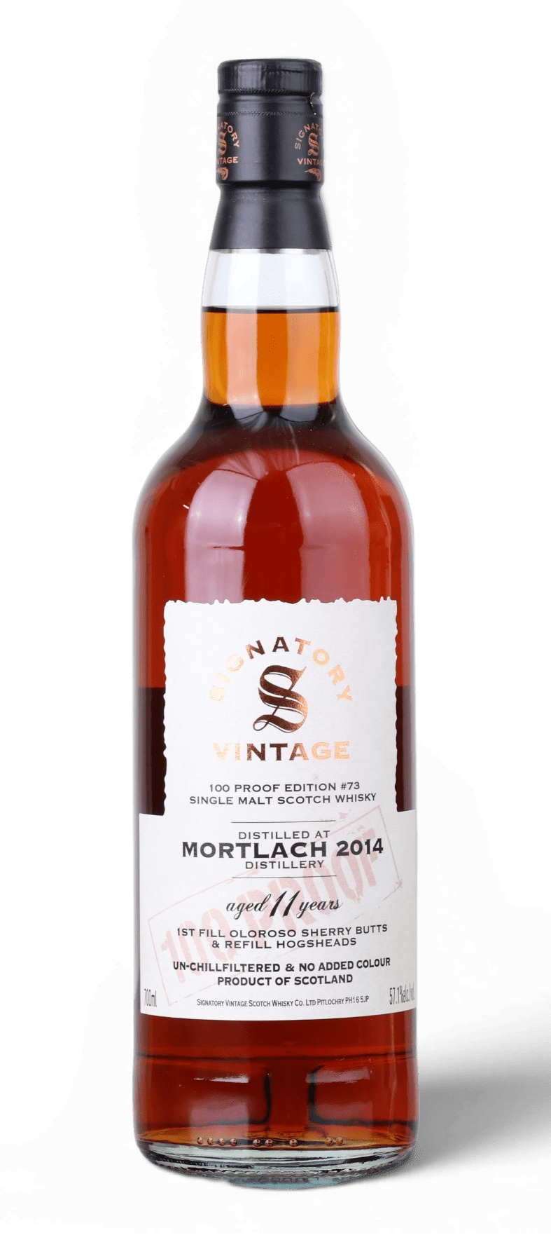 Mortlach 11 Year Old 2014 100 Proof Edition No.73 - Just Whisky Online Shop