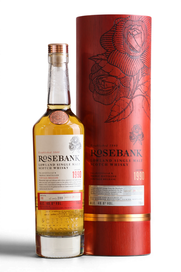 Rosebank 29 Year Old 1990 | Vintage Series First Release | 70cl, 48.0% ABV - Just Spirits Co