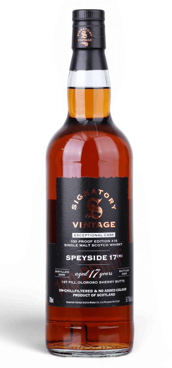 Speyside (M) 17 Year Old 100 Proof Exceptional Cask - Just Whisky Online Shop