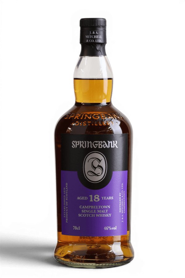 Springbank 18 Year Old Single Malt Scotch Whisky | 70cl, 46% ABV - Just Spirits Co