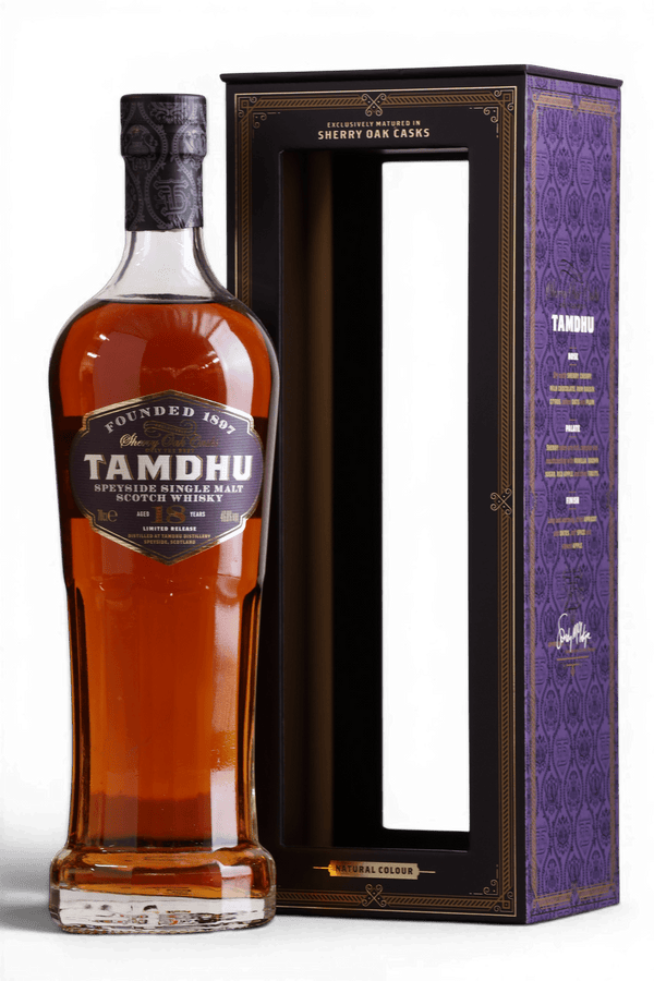 Tamdhu 18 Year Old Single Malt Scotch Whisky | 70cl, 46.8% ABV - Just Spirits Co